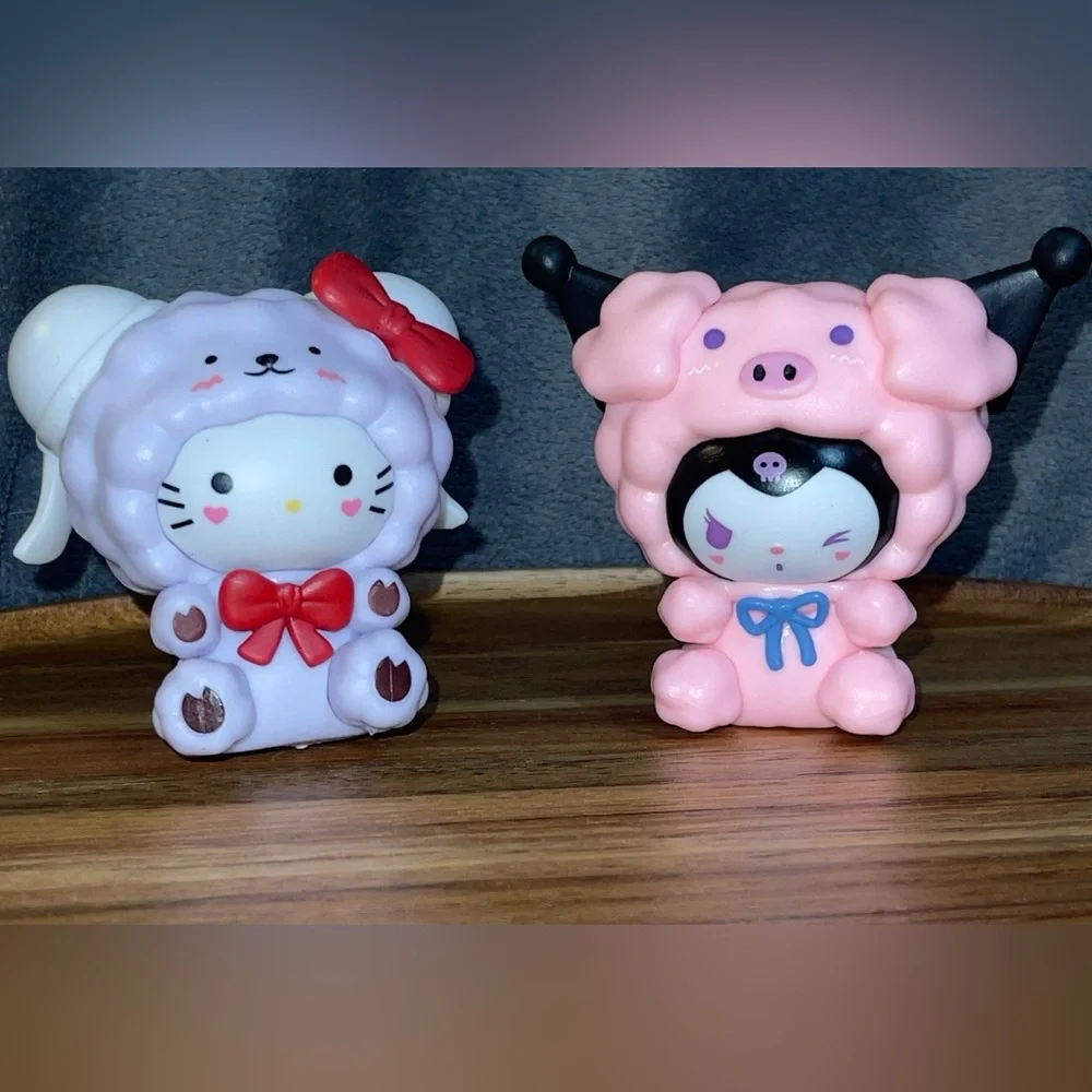 Hello Kitty & Kuromi Animal Unbranded Small Toy Figures